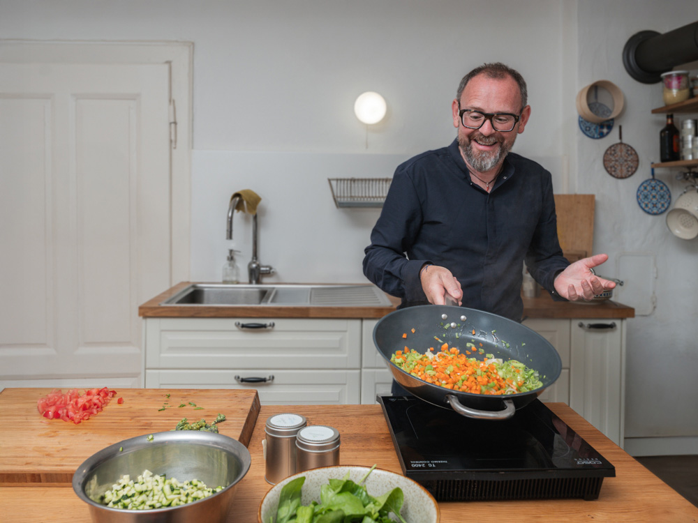 Ayurvedische Küche mit Oliver
